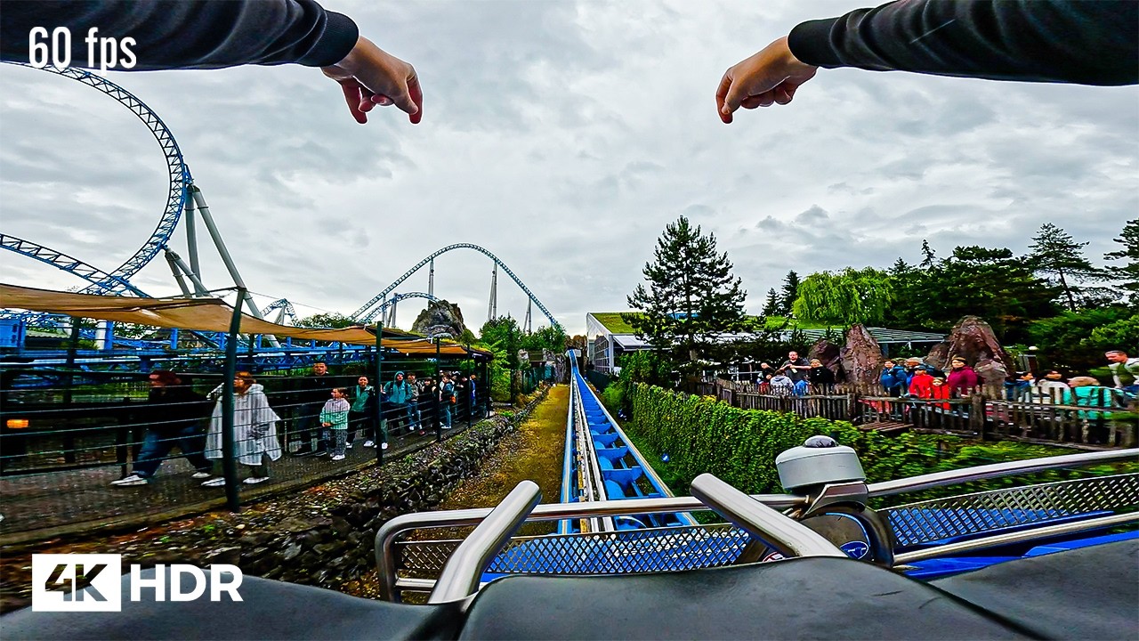 Blue Fire MegaCoaster [4k60fps] - Onride & Offride - Full Experience - Europa-Park