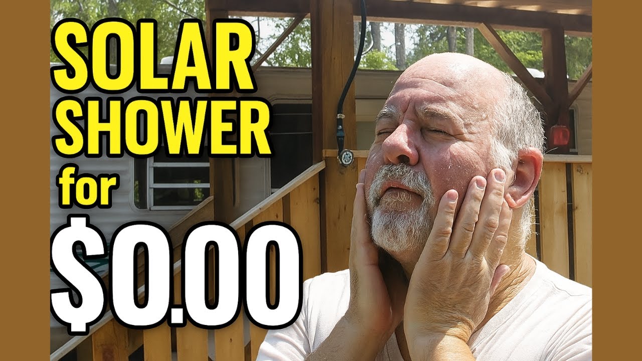 $0 Solar Shower: Hot Water from a Black Hose!