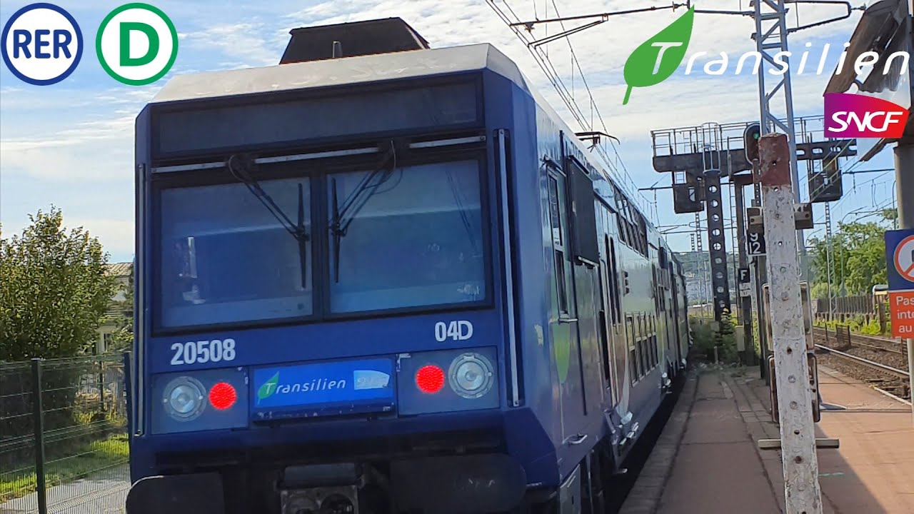 [RER D] FHD démarrage très rapide! À bord d'un Z20500 Transilien de Cesson à Le Mée