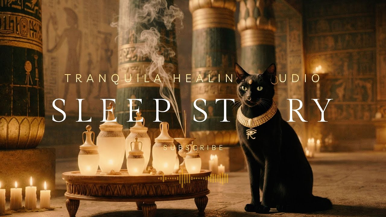 The 7 Sacred Oils & The Eye of Wadjet: A Cat Goddess Bastet's Sleep Ritual | 114min Sleep Story