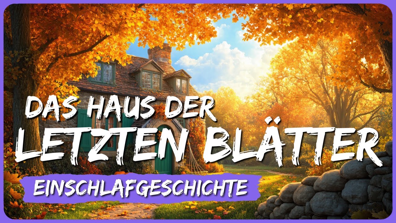 Super schöne Einschlafgeschichte mit sanfter FrauenstimmeㅣDas Haus der letzten Blätter