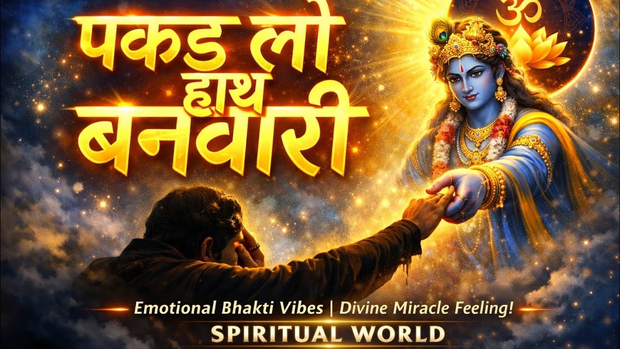 पकड़ लो हाथ बनवारी 🙏 | Heart Touching Krishna Bhajan | Emotional Bhajan | SPIRITUAL WORLD