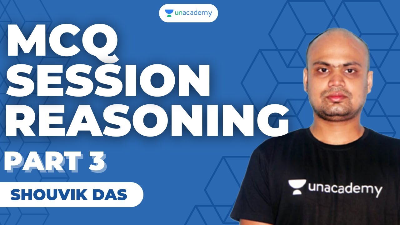 Reasoning | MCQ Practice Session | Part 3 | Shouvik Das | WBPSC Simplified