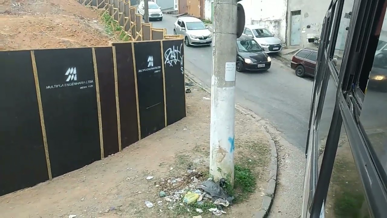 A arte de Treinar com ônibus em curvas estreitas sem duplo comando, somente a voz.