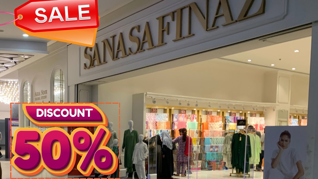 SANA SAFINAZ 50% || UNSTICH SALE SALE DRESS || SUPER CLOTH COLLECTION
