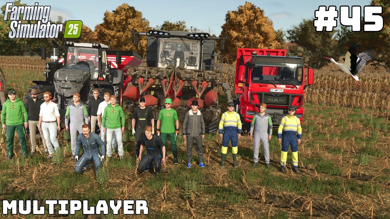 🌽WE MADE 650.000€ FROM CORN HARVEST | PICHONNIÈRE | Farming Simulator 25 Multiplayer | Episode 45