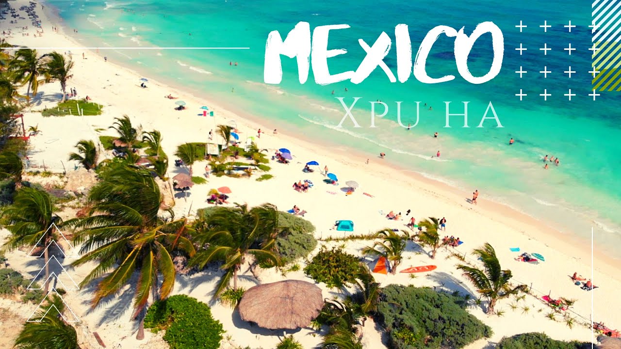 Riviera Maya - Mexico: Xpu Ha Best beach 4K