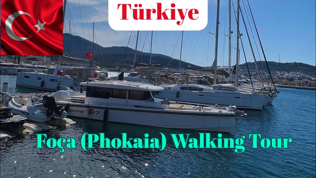 İzmir Yeni Foça(Phokaia)🇹🇷WalkingTour #izmir #foça #phokaia #yenifoça #walking #walkingtour #turkey