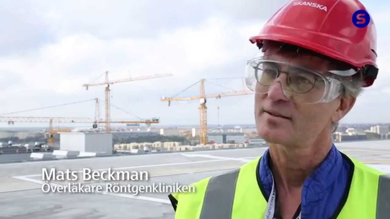 Helikopterplattan på Nya Karolinska Solna testad