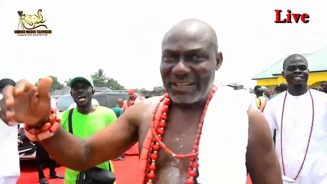  (DCN) NIGERIA IROROHWO OKORODE JP. FHNR. ON HIS CONFERMENT WITH THE TITLE OHWODENDEN OF UDU KINGDOM