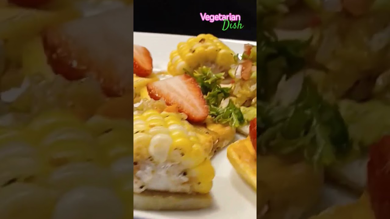 A savory #VegetarianDish with a strawberry twist.