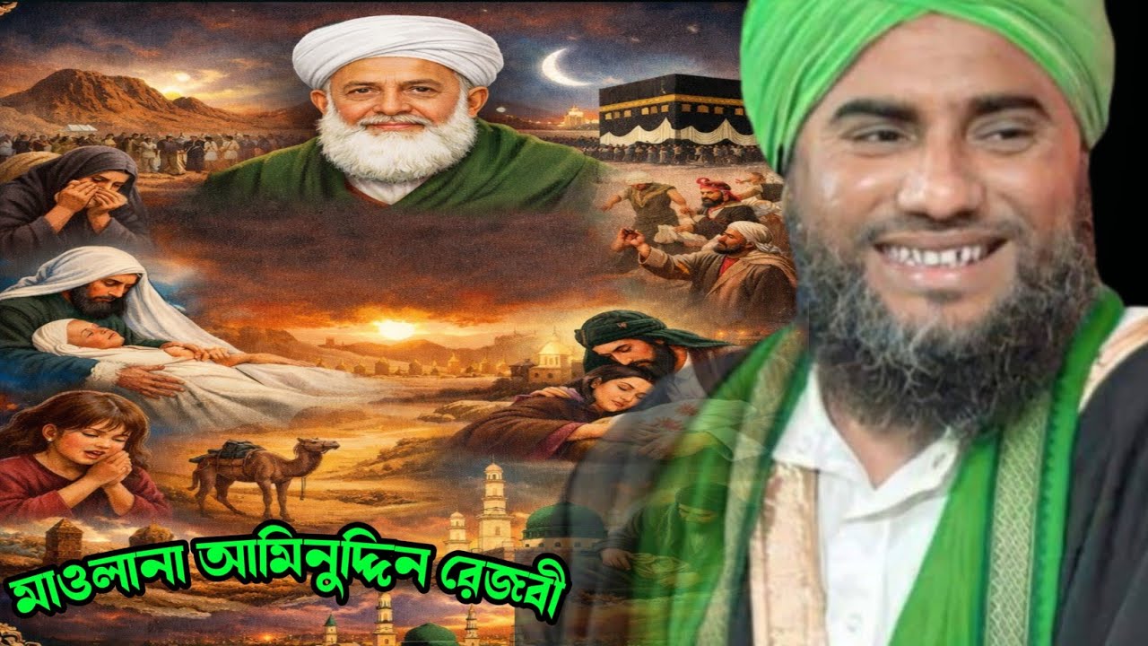 মাওলানা আমিনুদ্দিন রেজভী ওয়াজ। 