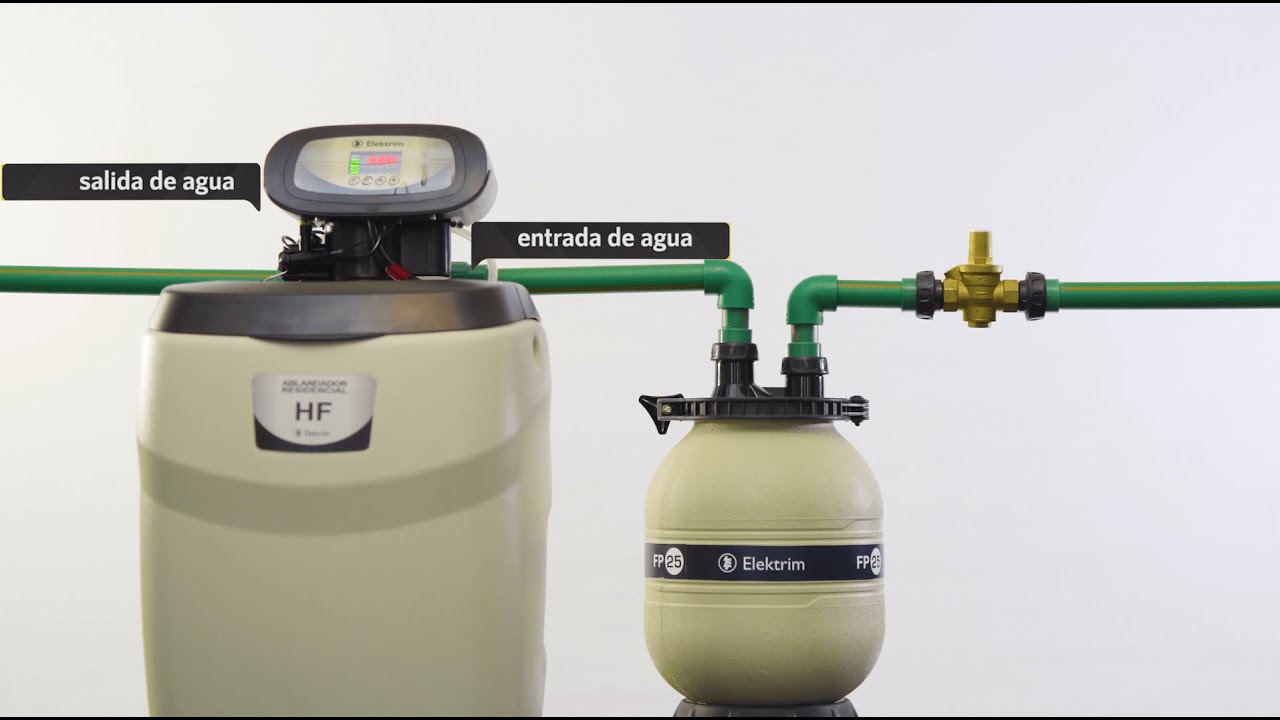 Instalación de Ablandador Elektrim con agua de red