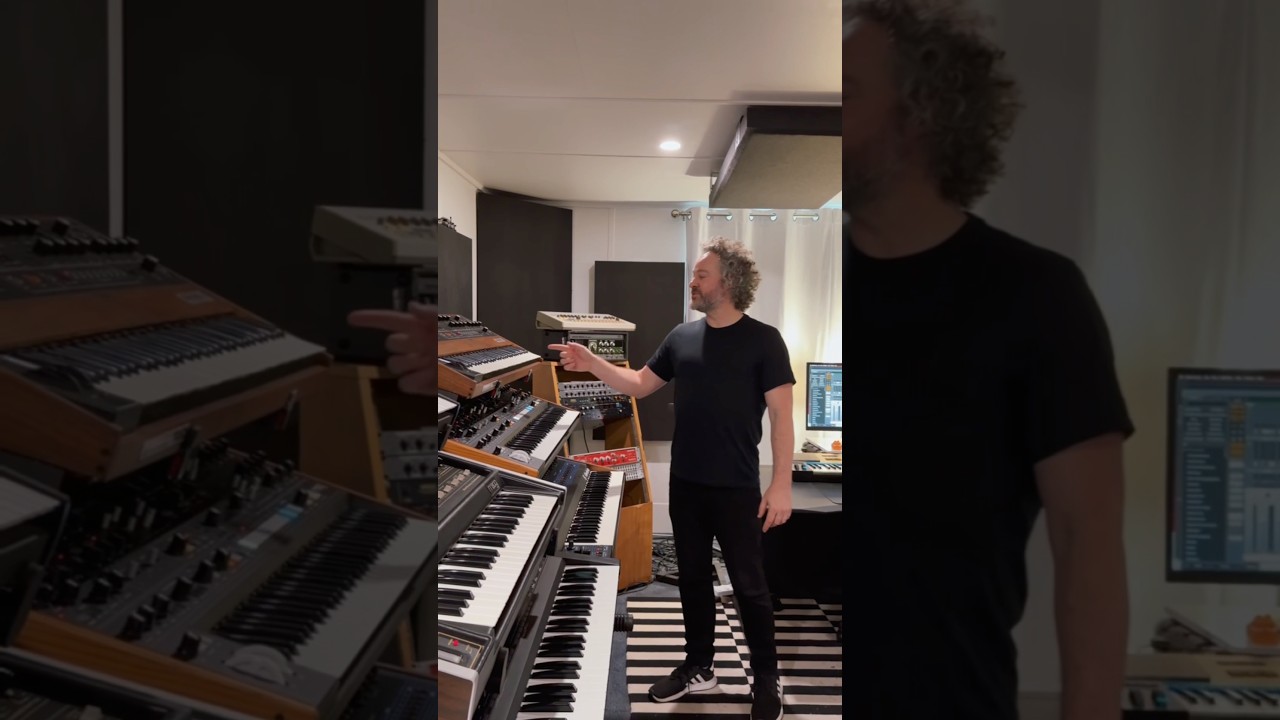 The synths that feature in my Knight Rider Theme Recreation 🎹 #knightrider #80smusic #synthesizer