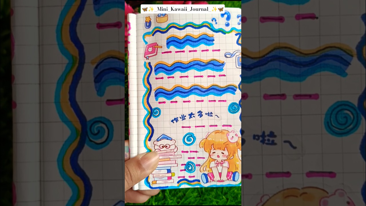 ✨Aesthetic Mini Journal😍📝