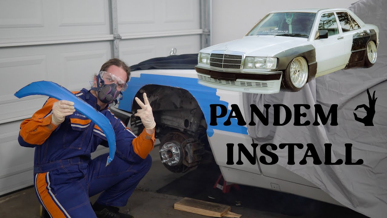 Mercedes 190E Pandem install 4K
