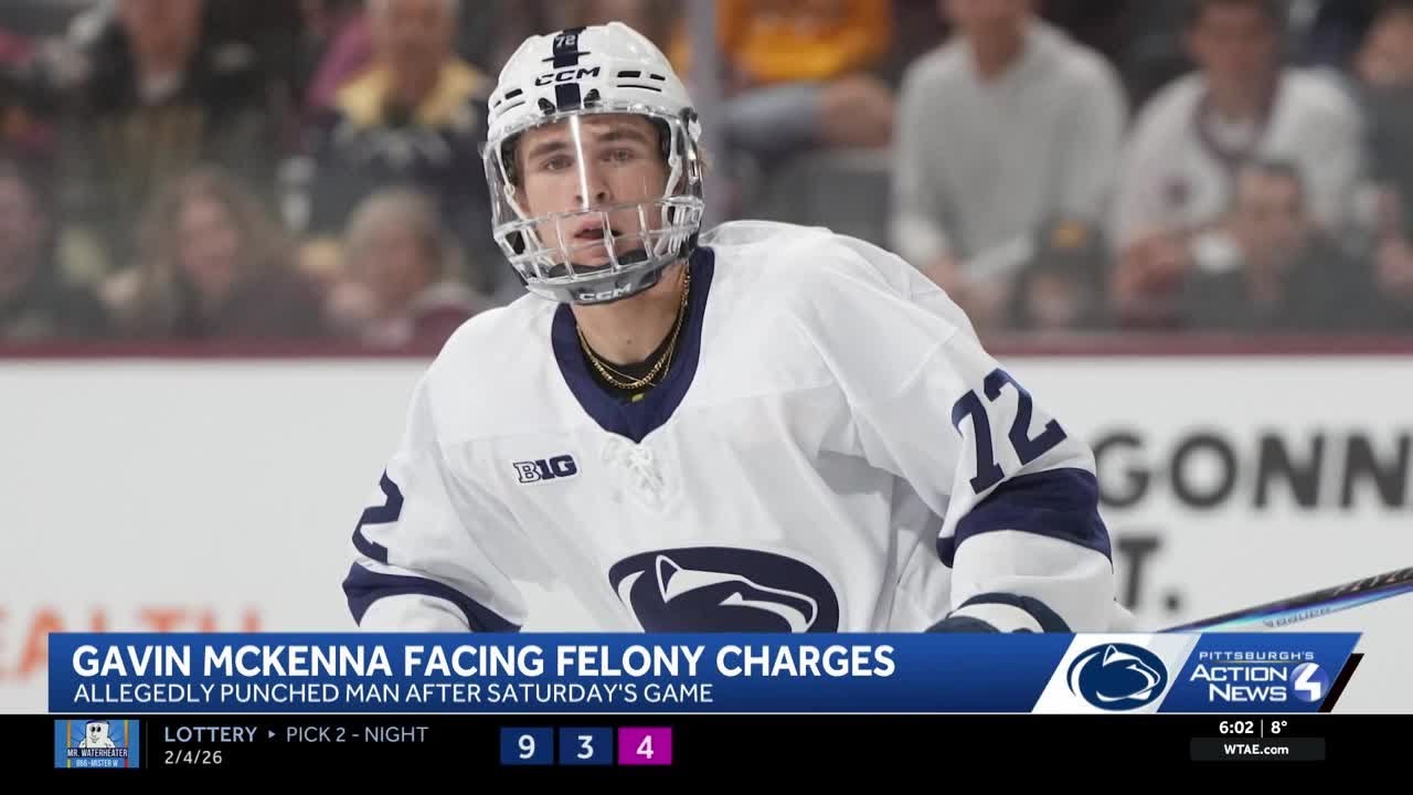 Penn State hockey prospect fractured person's jaw in altercation, court papers say