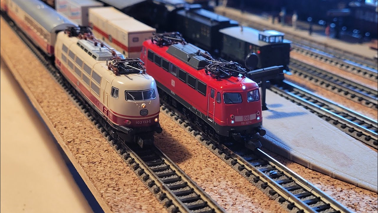 Hochbetrieb auf meiner Spur N Anlage