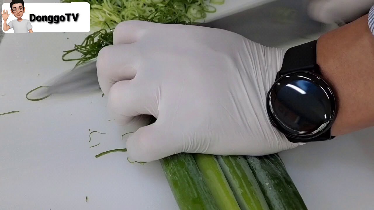 대파자르기   당겨썰기 ASMR