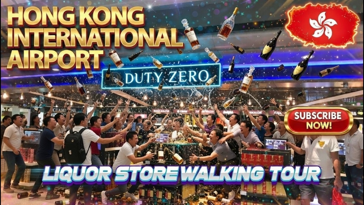 Hong Kong Airport Duty Free Liquor Collection and Prices 🍾 | HKIA Departure Shopping Guide 2025