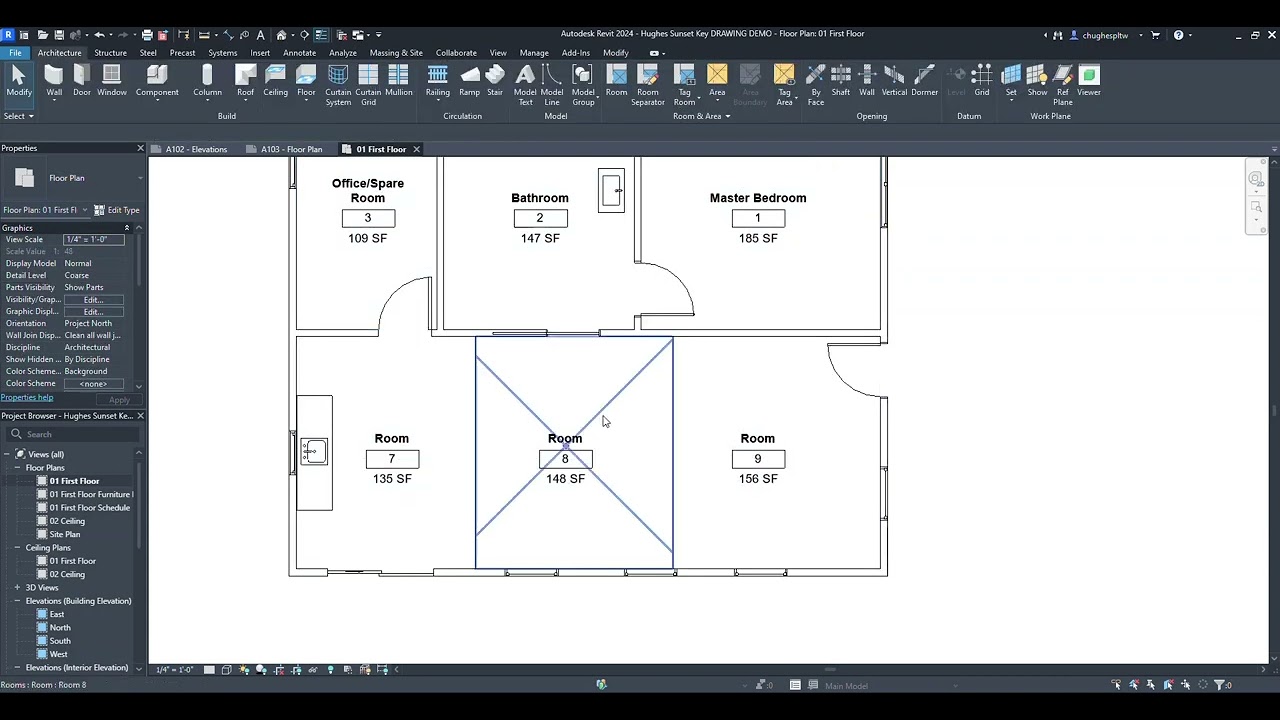 Sunset Key - A103 Floor Plan