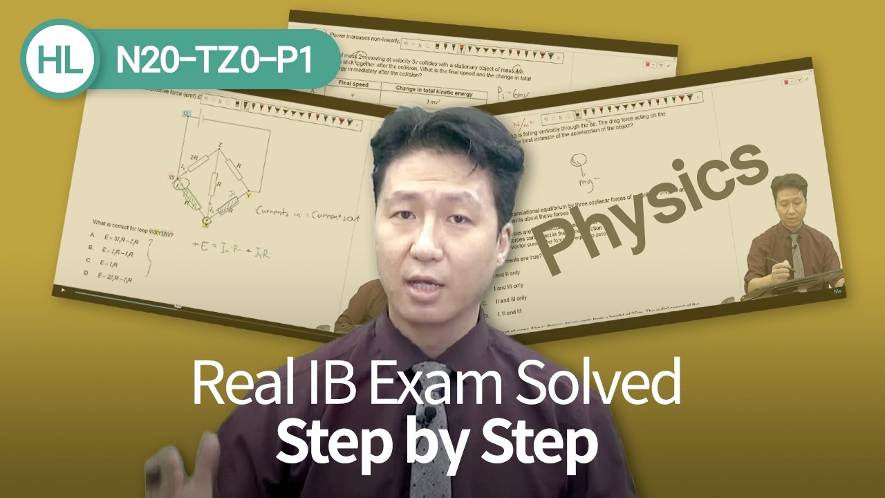 IB Physics HL Past Paper Explained (N20-TZ0-P1)