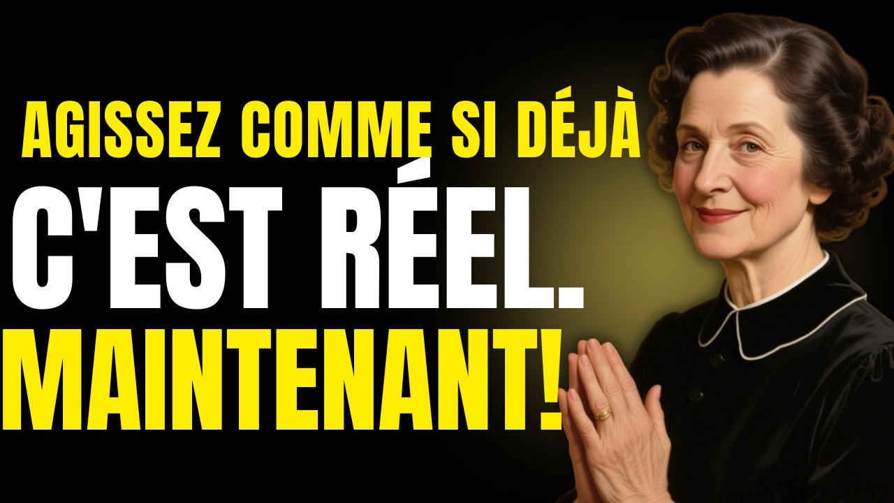 Agissez Comme Si C'était Déjà Fait et Regardez Ce Qui Se Passe  Sagesse de Florence Scovel Shinn