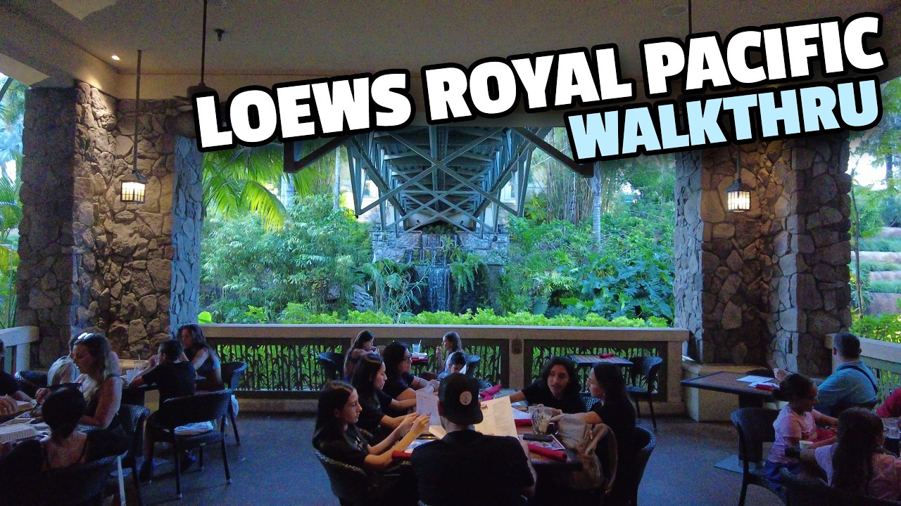 Прогулка по Флориде — Loews Royal Pacific Resort в Universal Studios Orlando — 4K UHD
