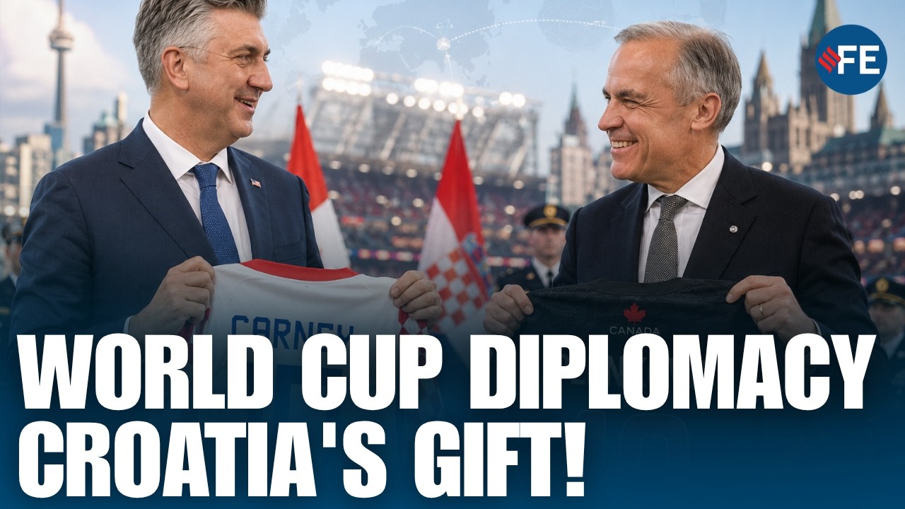 Carney Hosts Croatia PM  World Cup Jerseys Exchanged  Trade & Security Talks