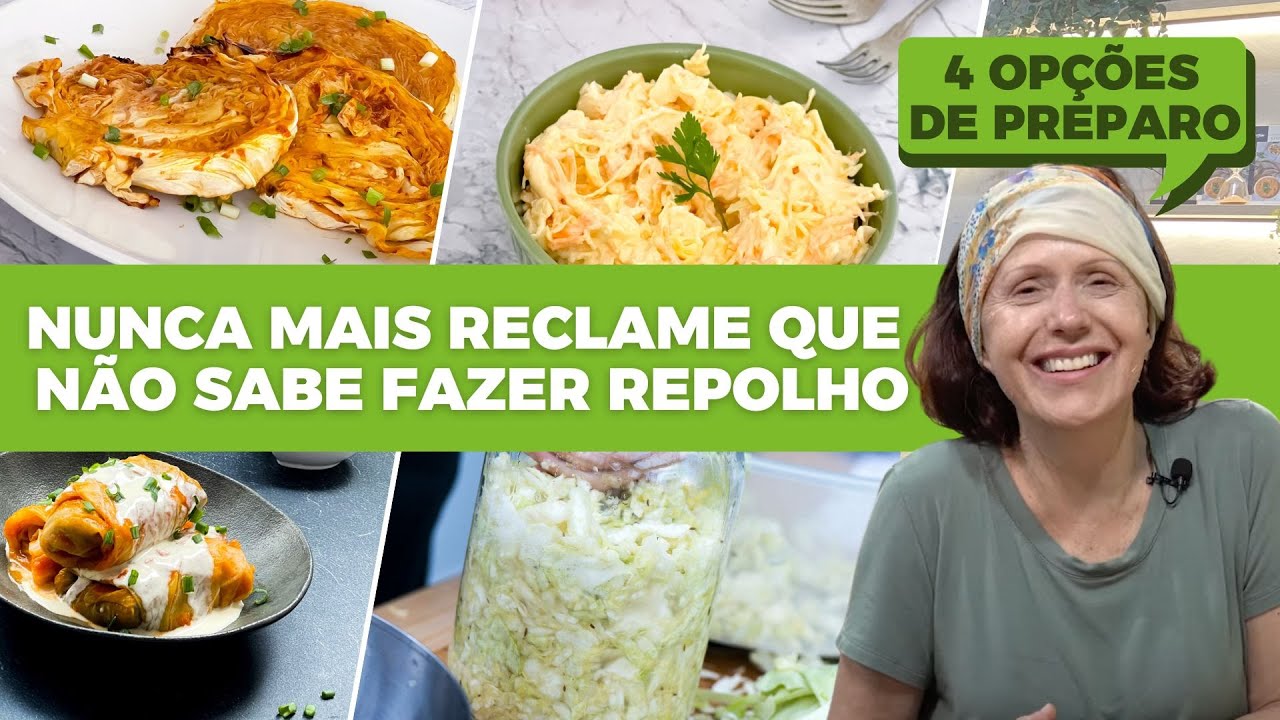 4 RECEITAS PARA INOVAR NA HORA DE USAR O REPOLHO