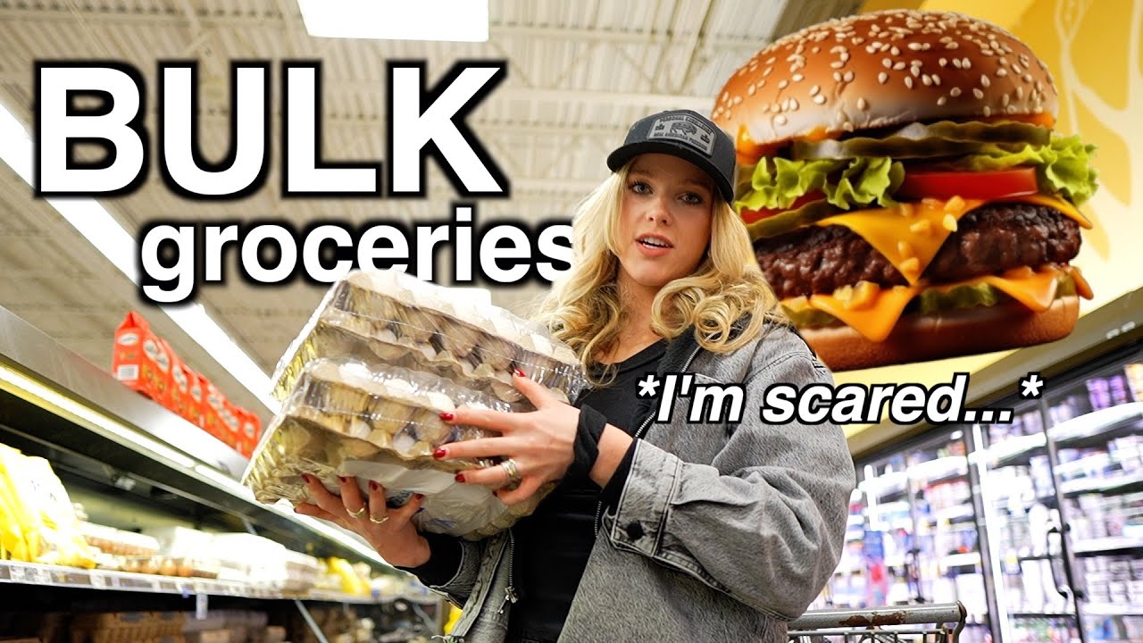 1 WEEK'S GROCERY HAUL to BULK... *kinda scared* | vlogmas day 8