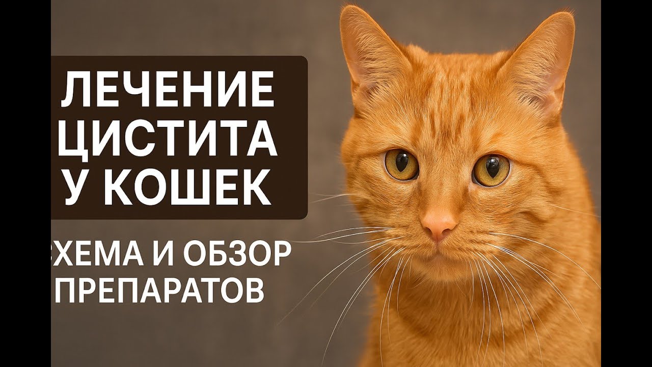 Лечение цистита у кошек, схема лечения и обзор применяемых препаратов.