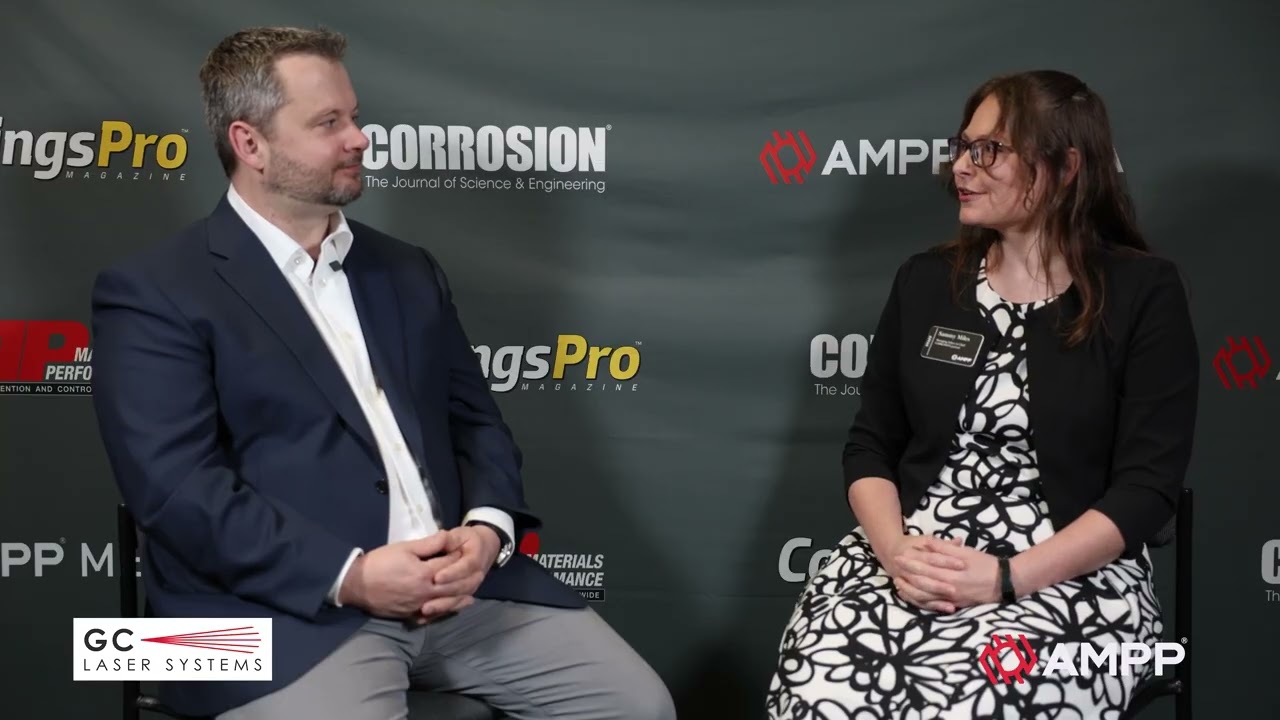 GC Laser Systems Interviewed at AMPP Annual Conference and Expo