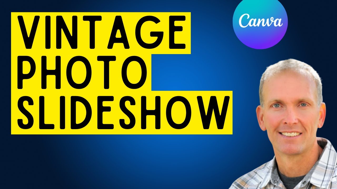 How to Create a Vintage Video/Photo Slideshow in Canva | STEP BY STEP