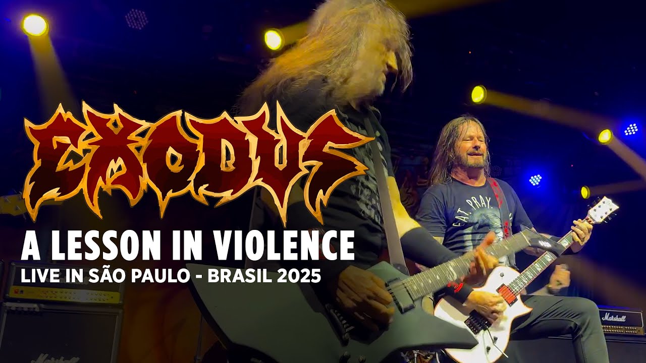 EXODUS | A Lesson In Violence | Live in São Paulo 2025 | 4K Video | #exodus #thrashmetal
