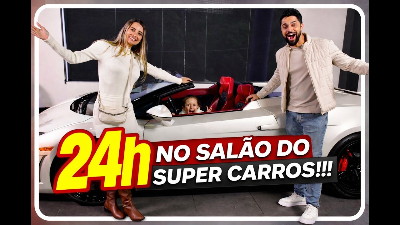 Vlog PASSANDO 24h no SUPER CARROS EM GRAMADO!!! #carros