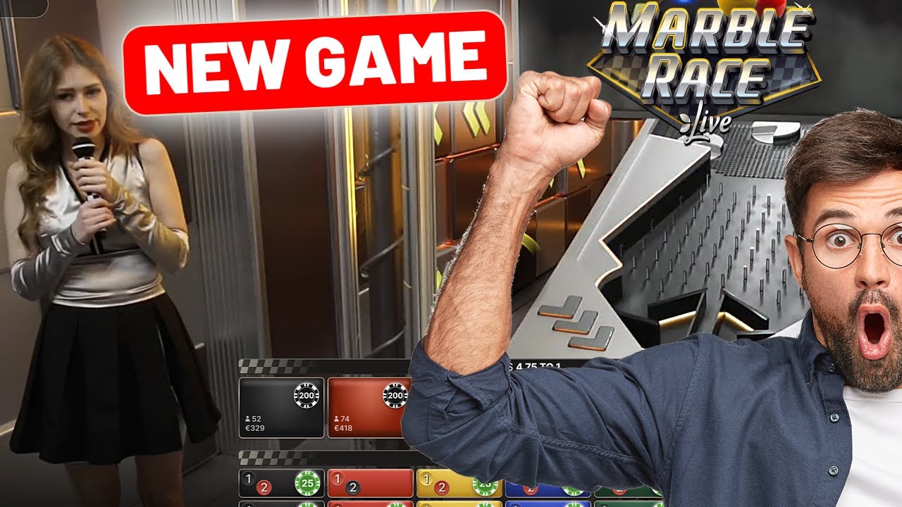 I PLAYED MARBLE RACE WITH &euro;2,000 - NEW LIVE CASINO GAME!