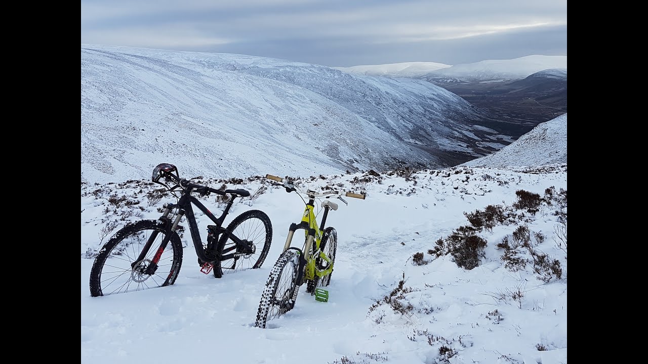 Mount Keen Winter Mountain Biking