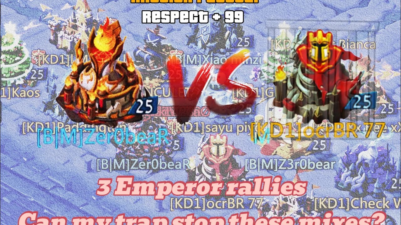 The strongest account in Lords Mobile VS my rein trap #lordsmobile #rallytraplordsmobile