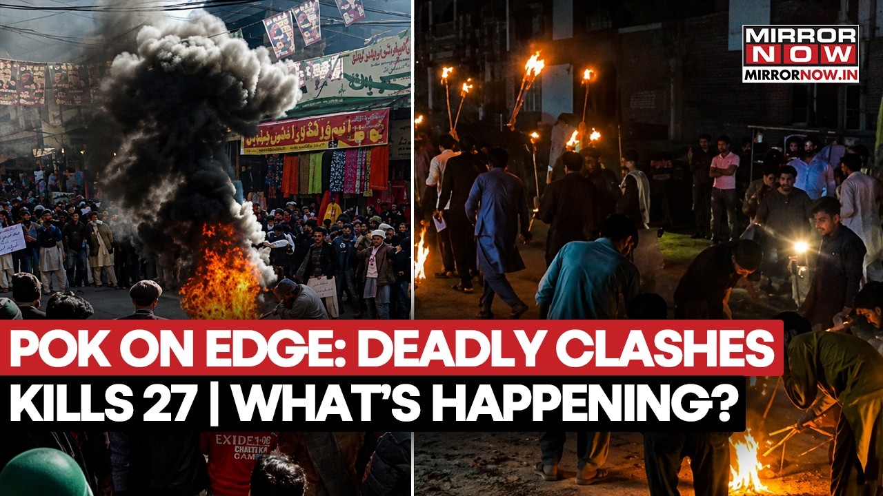 Pakistan's POK On Edge: Deadly  Clashes Between JAAC Protesters And Security Forces Kill 27; Why