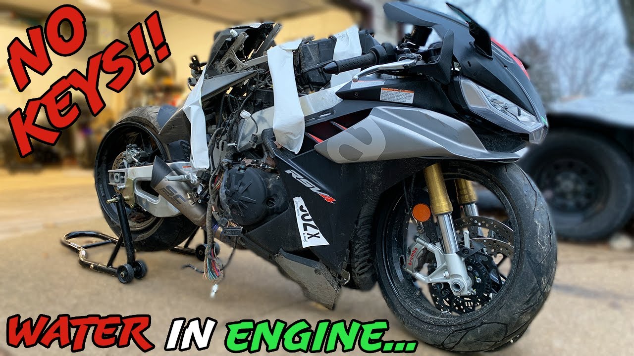 Rebuilding A Wrecked 2021 Aprilia RSV4!!!