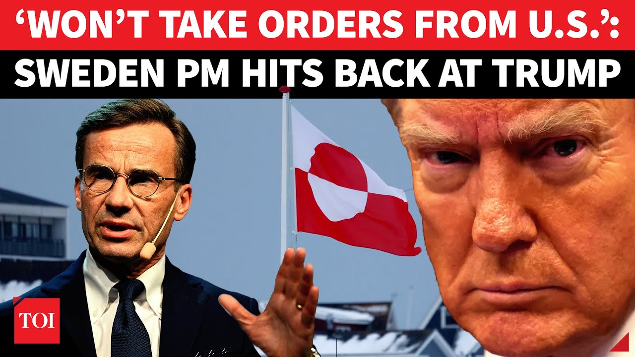 ’Not Here To Obey Trump’: Sweden PM’s Blunt Response To Trump As Greenland Fight Escalates