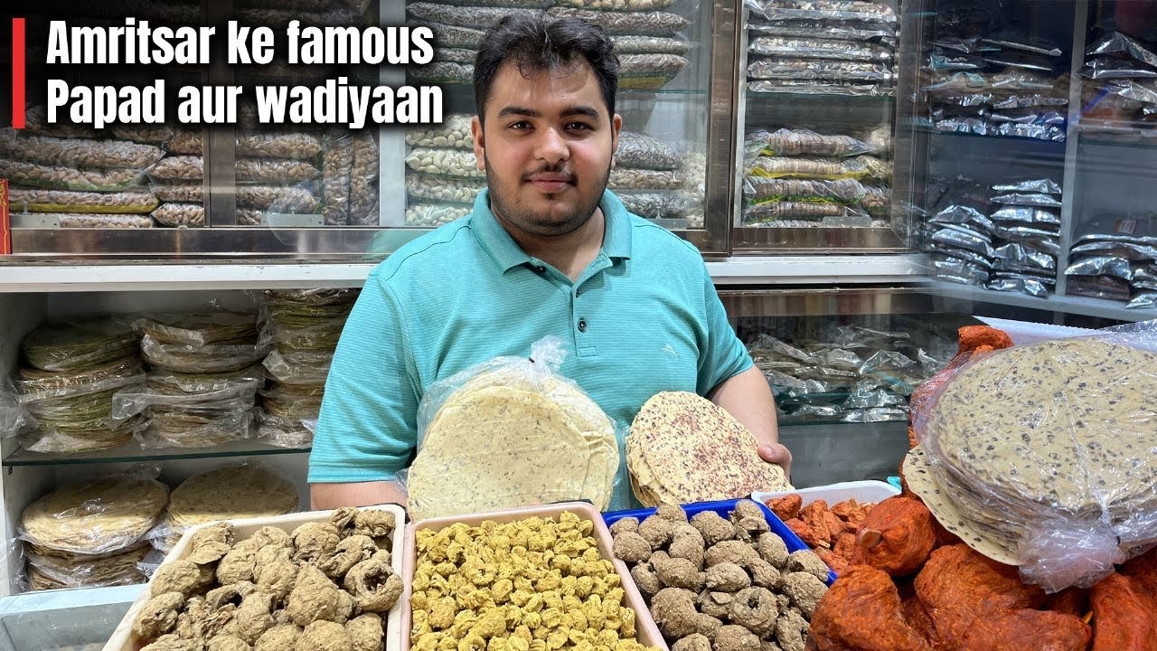 Viral Papad And Wadiyan King of Amritsar | Amritsar Ke Famous Paapad Aur Wadiyaan |