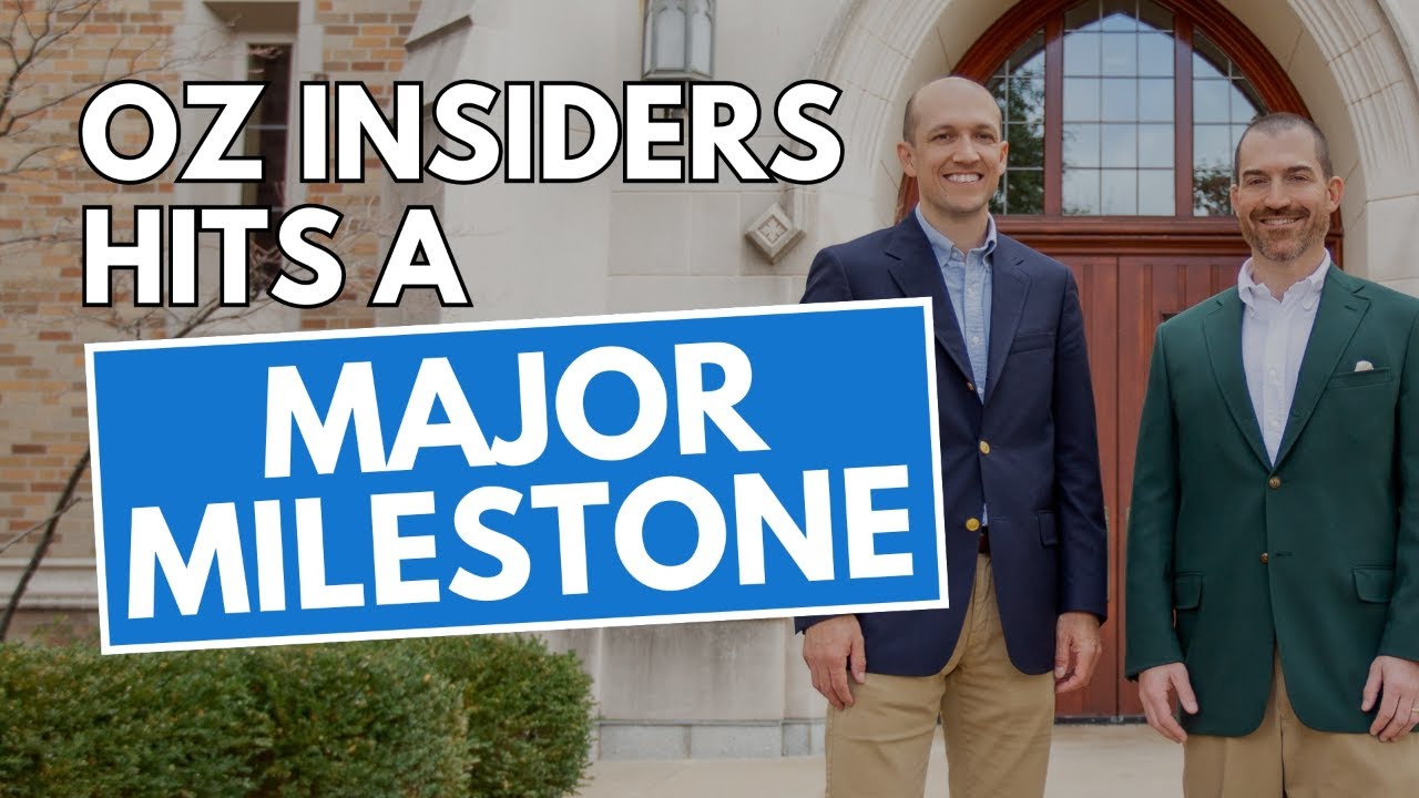OZ Insiders Hits A Major Milestone