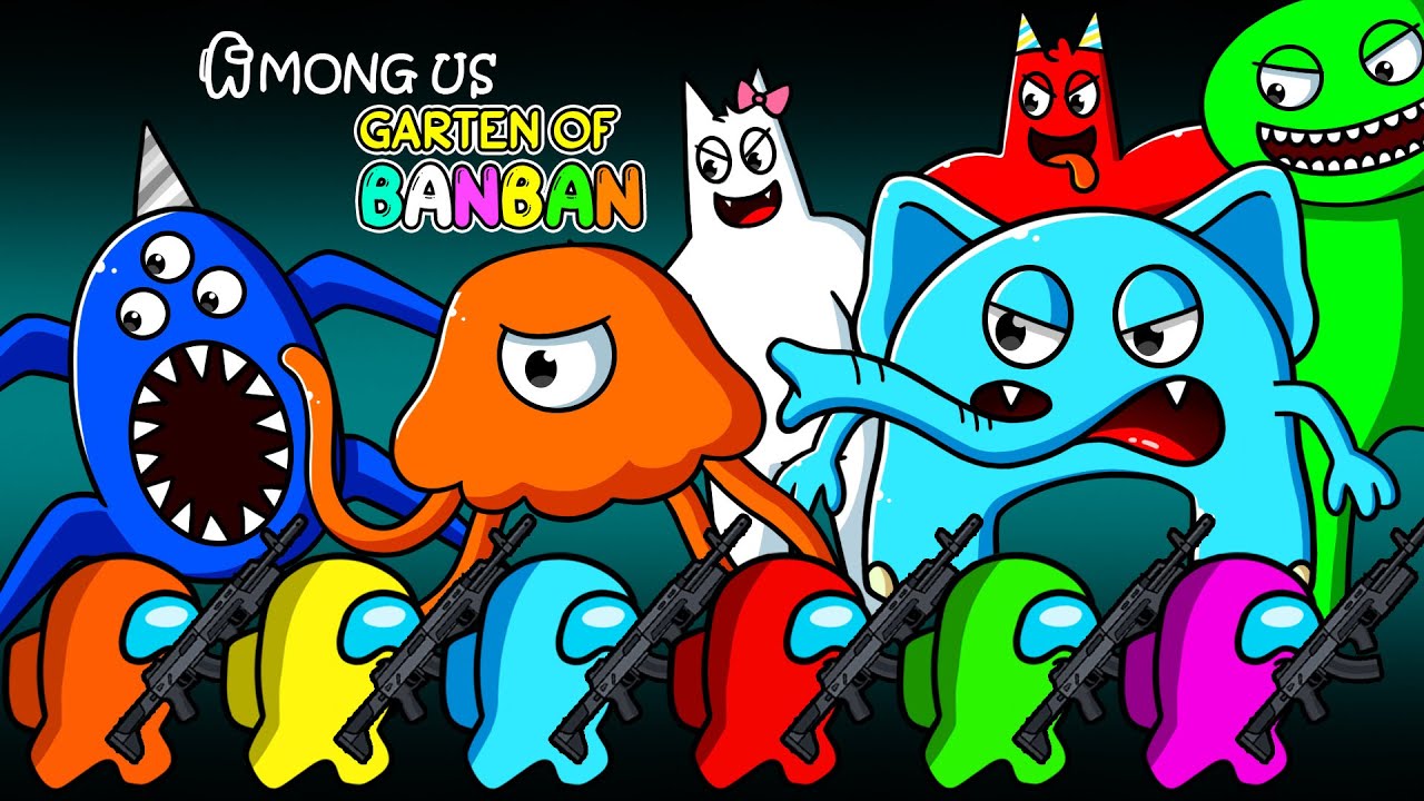 어몽어스 | AMONG US Vs. ALL BOSSES GARTEN OF BANBAN 4 | Among Us Animation