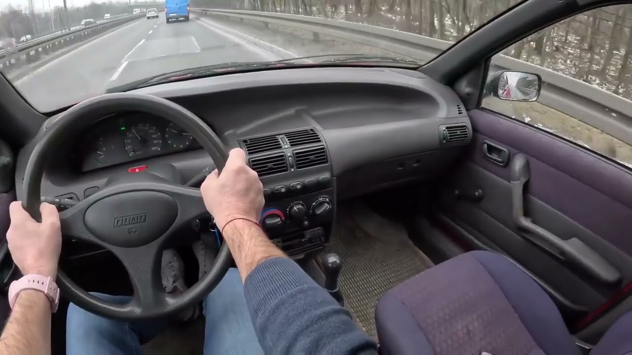 1998 Fiat Punto Mk1 - 1.1 55 HP - POV Test Drive #2695 