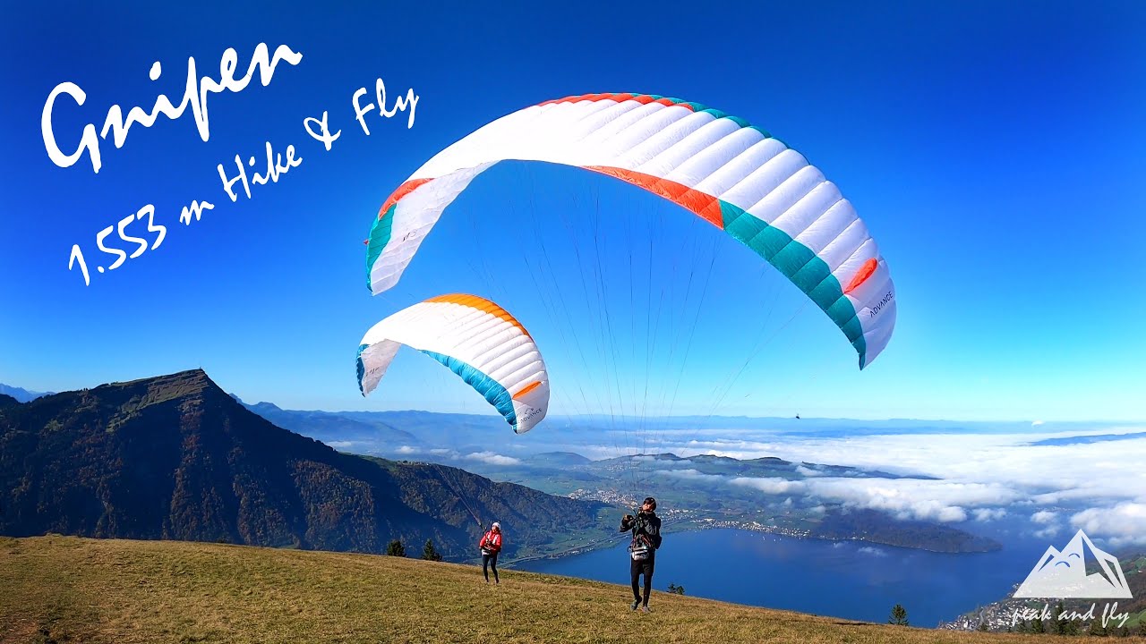 Hike and Fly für die Seele am Gnipen - mit Seepanorama