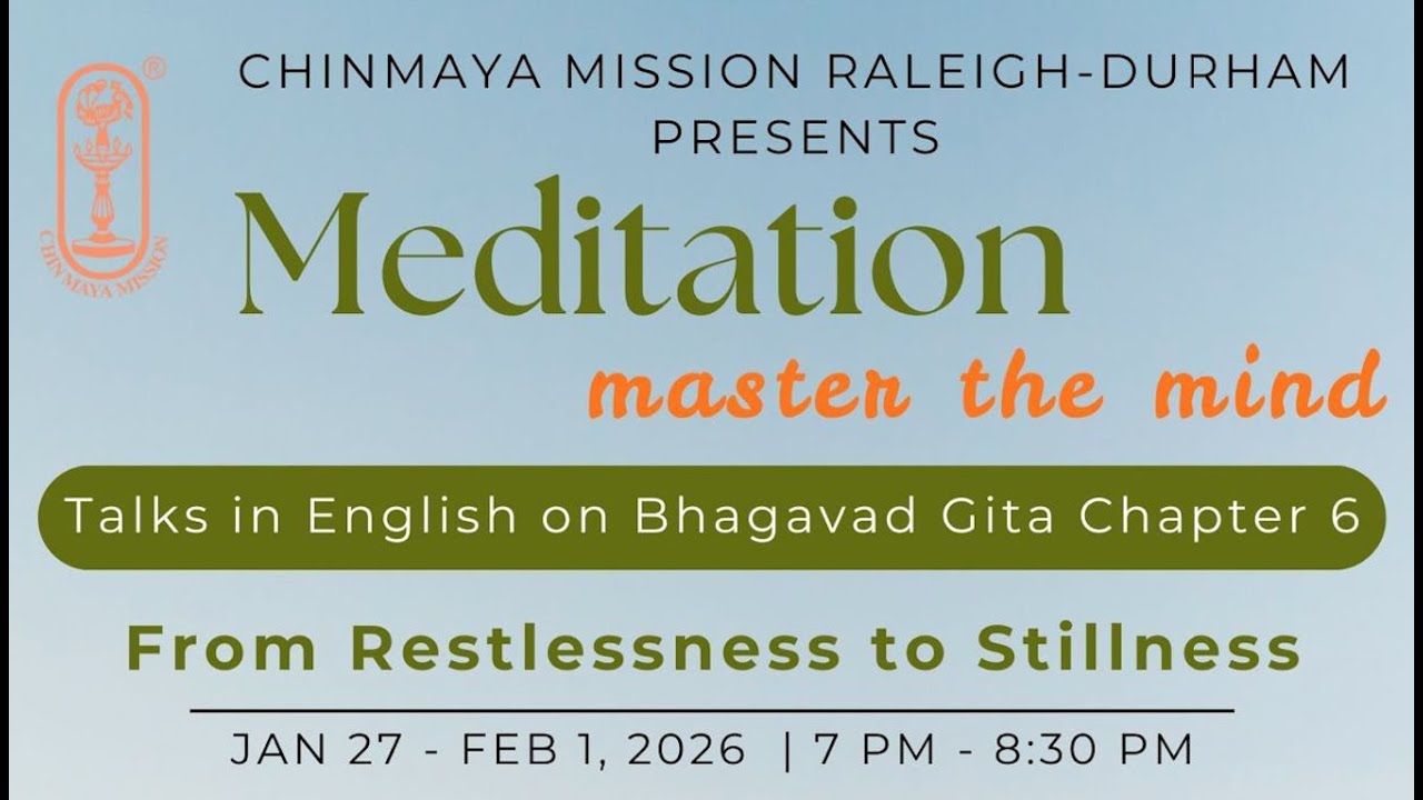 Day6: Meditation - BG Ch6 Talk