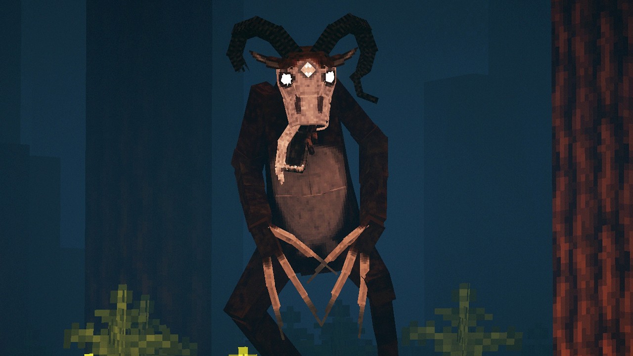 Minecraft's NEW Goatman Horror Mod is DISTURBING..
