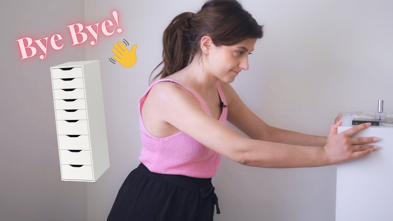 Saying goodbye to my Alex drawers! End of an era!